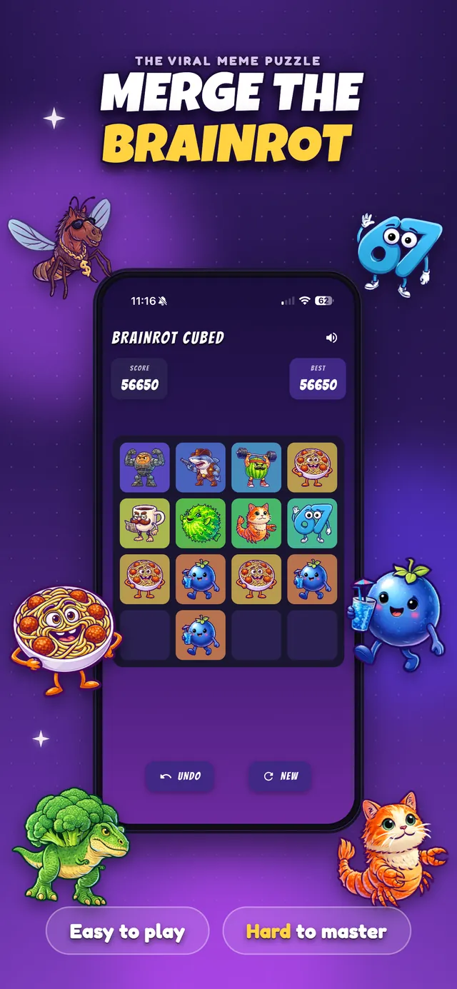 Brainrot Cubed gameplay board